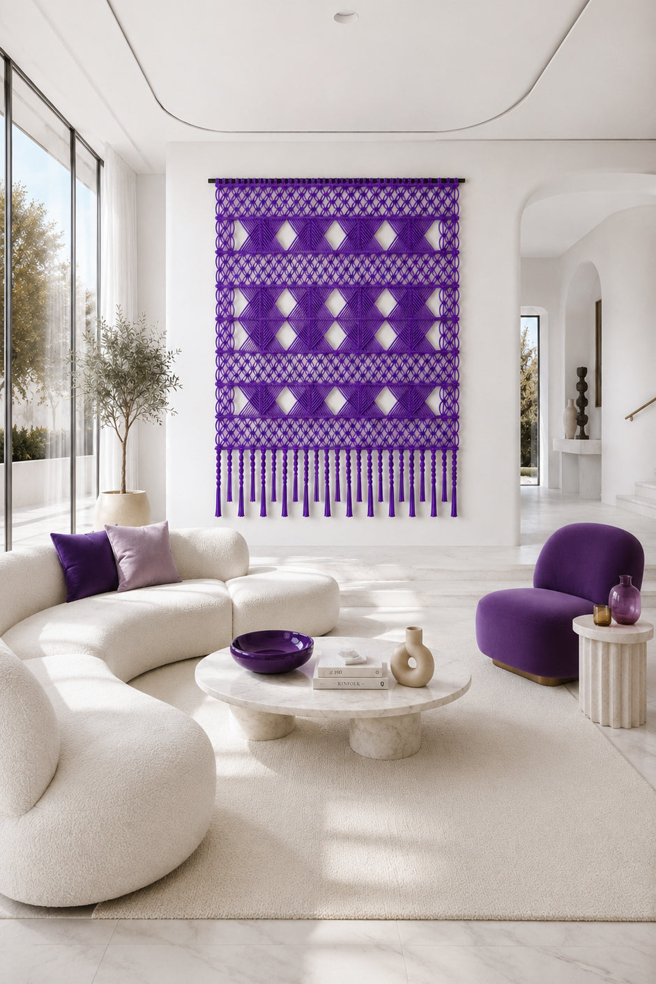 Dekoracja ścienna WALLART Fiolet