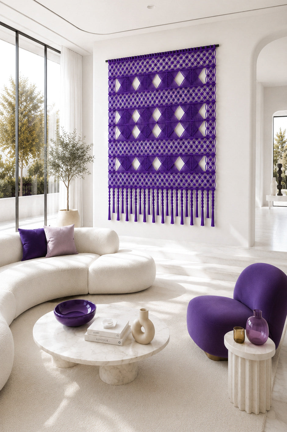Dekoracja ścienna WALLART Fiolet